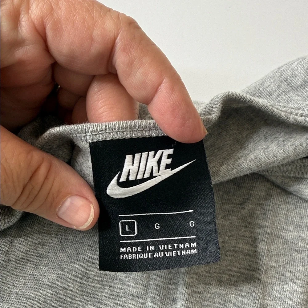 Nike Sportswear Essential Tank Top Gray and White Large
